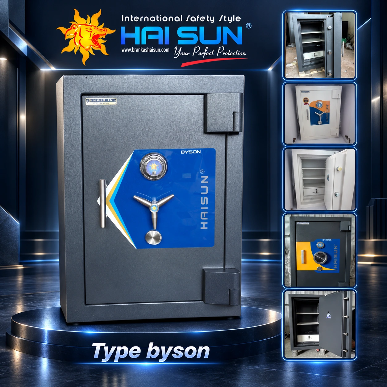 Katalog premium brankas HAISUN Type Byson